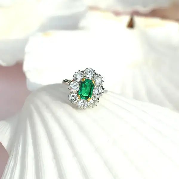 Antique & Vintage Emerald Engagement Rings - Parkin and Gerrish